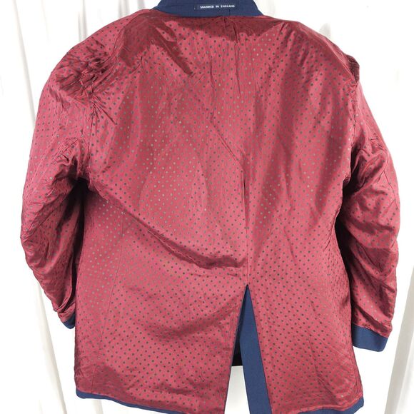 Alexandre London Mens 42R Navy Single Vent Blazer Sports Coat England Tailored - Picture 6 of 13